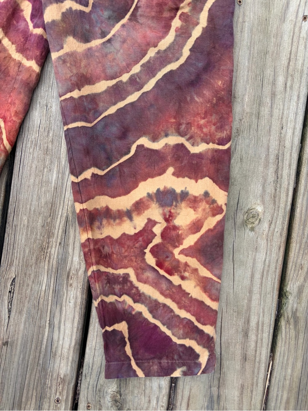 notPERFECTLINEN Ice Dyed Margaret Wrap Jumpsuit - Picture 4 of 11